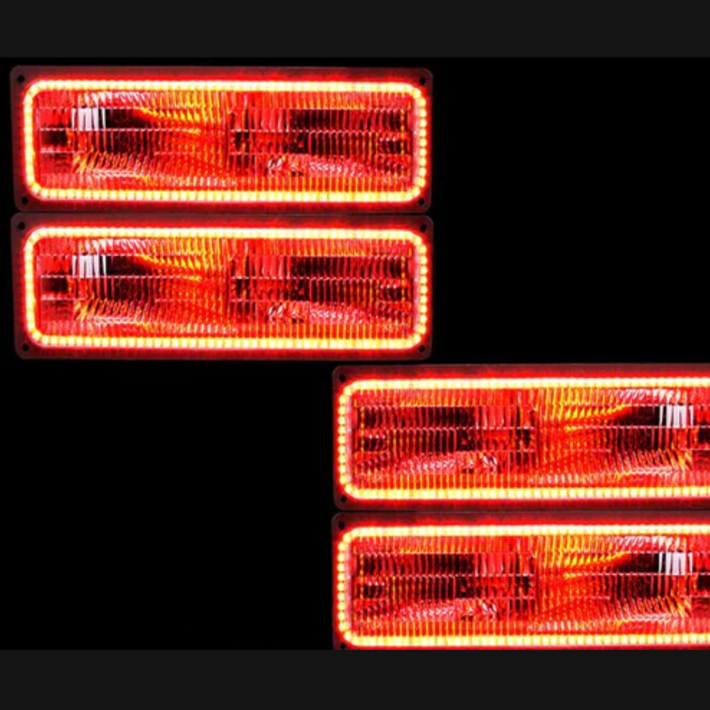 Chevrolet CK LED Dual Headlight Multicolor Halo Kit (1987-1999)