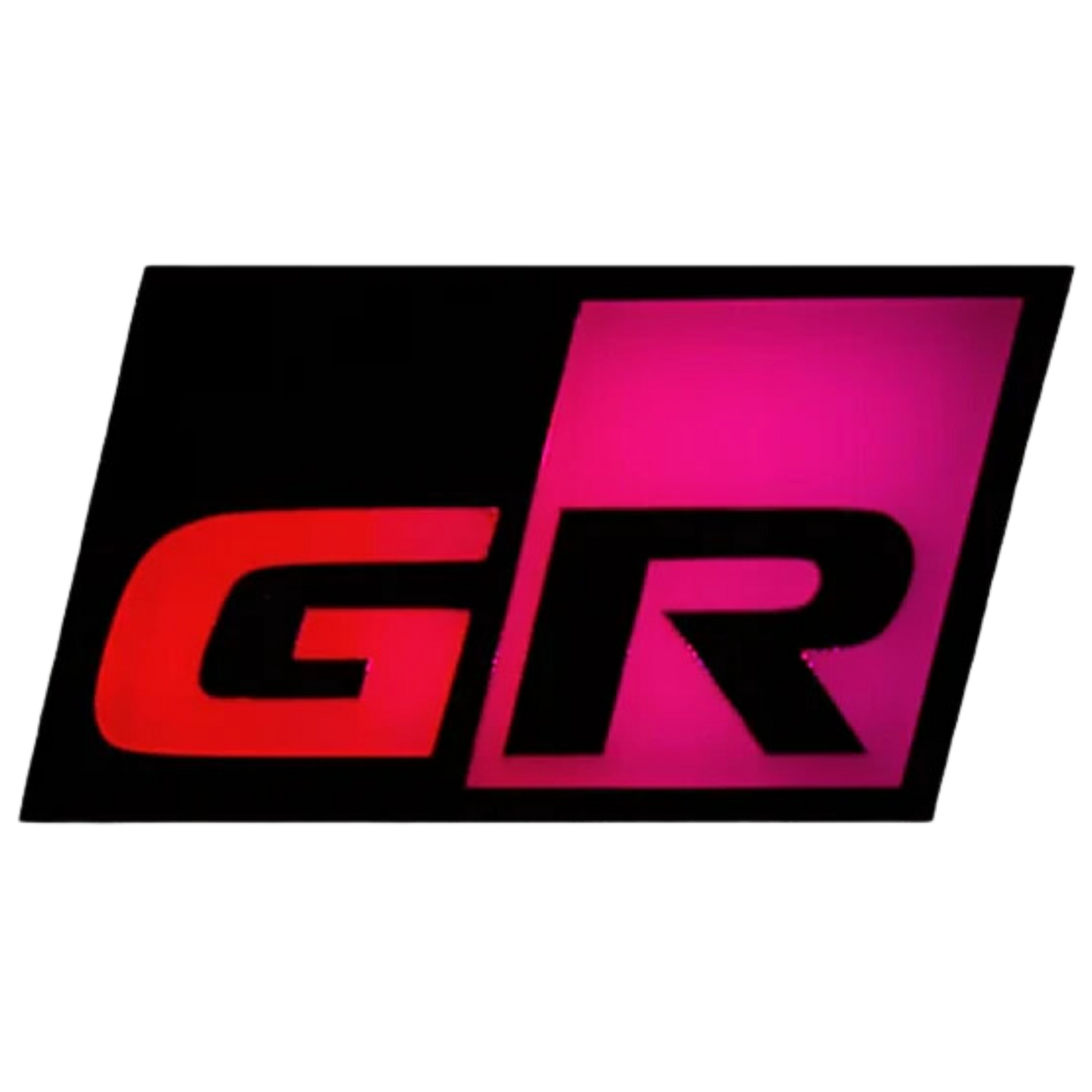 GR : Illuminated Multicolor Flow LED Badge - Lit Logos - image 4