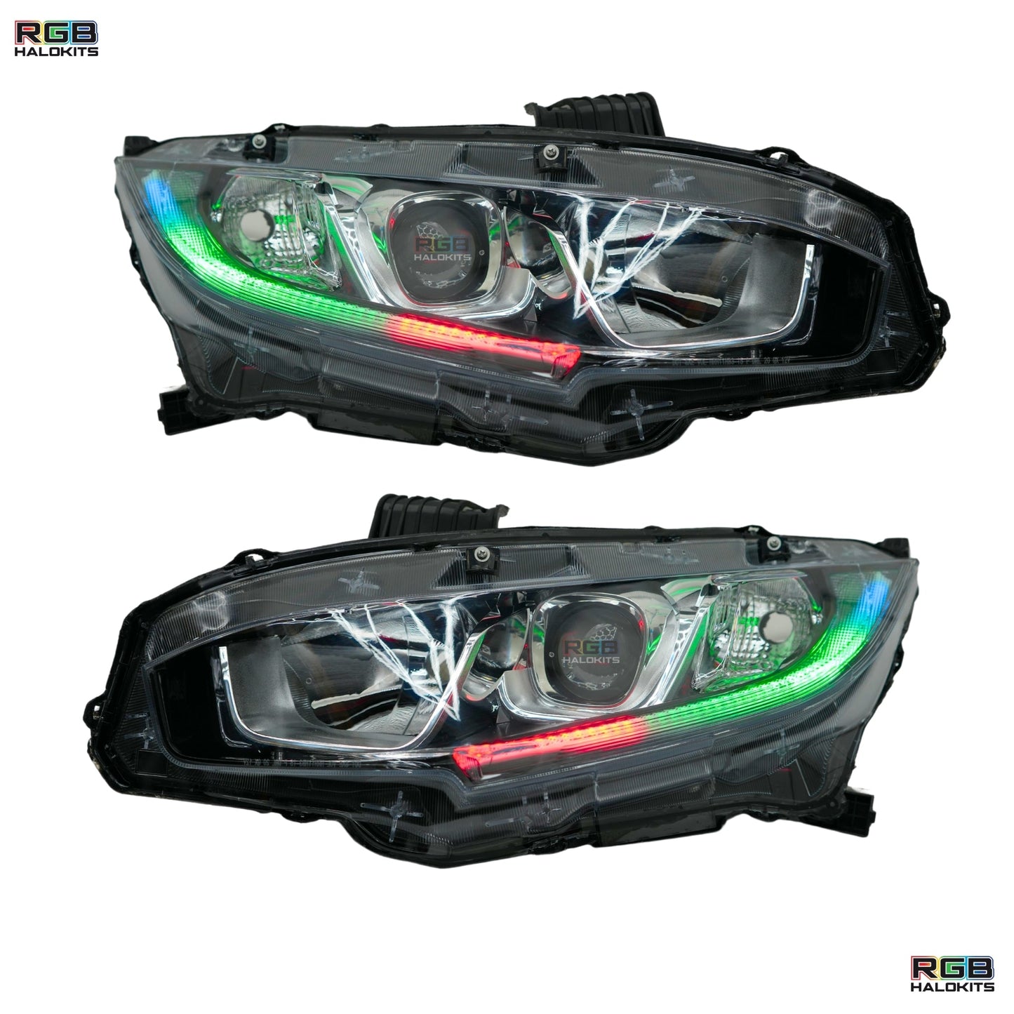Honda Civic Multicolor Flow Series DRL Boards (2016-2021) - image 10
