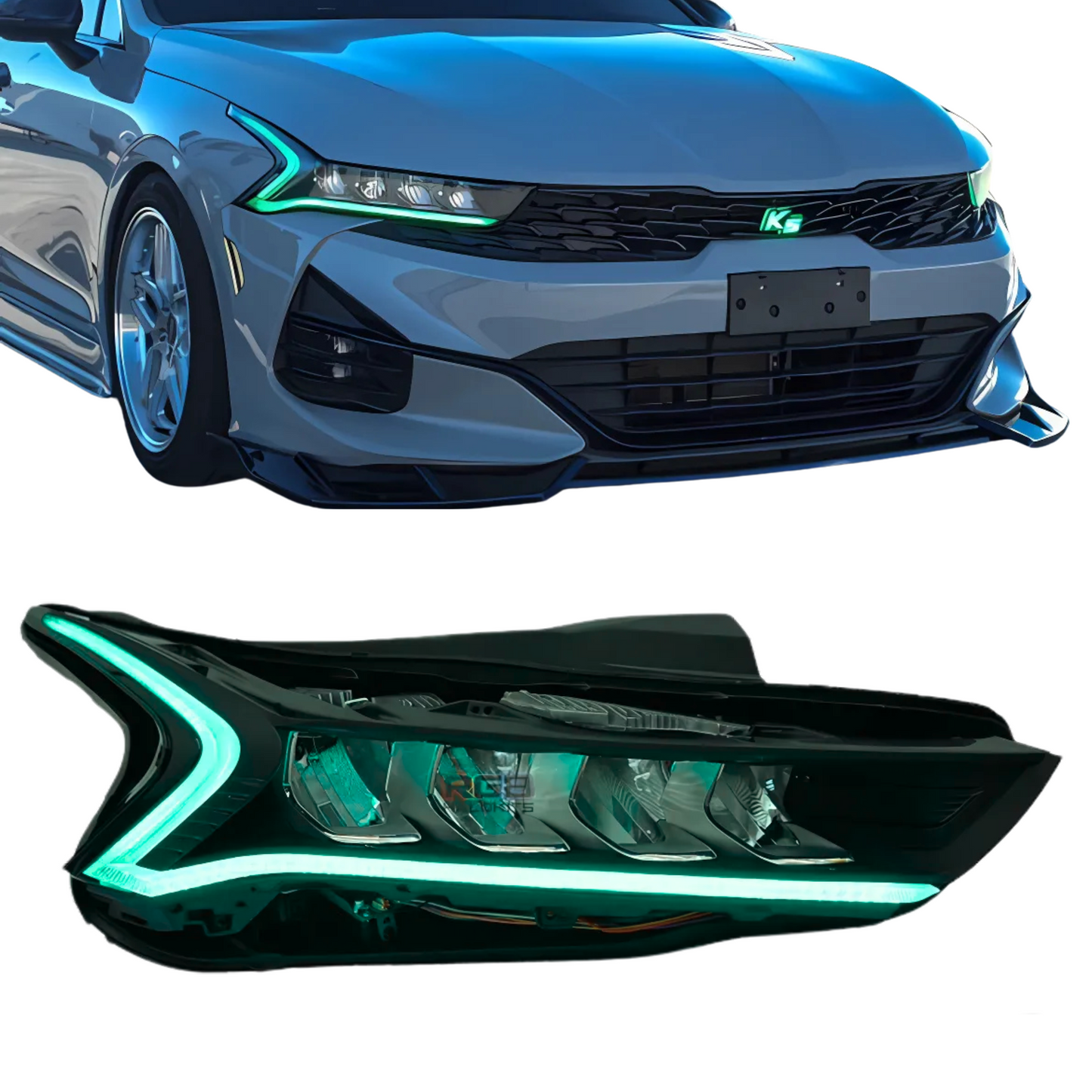 Kia K5 Multicolor Flow DRL Boards (2021-2024) - image 7