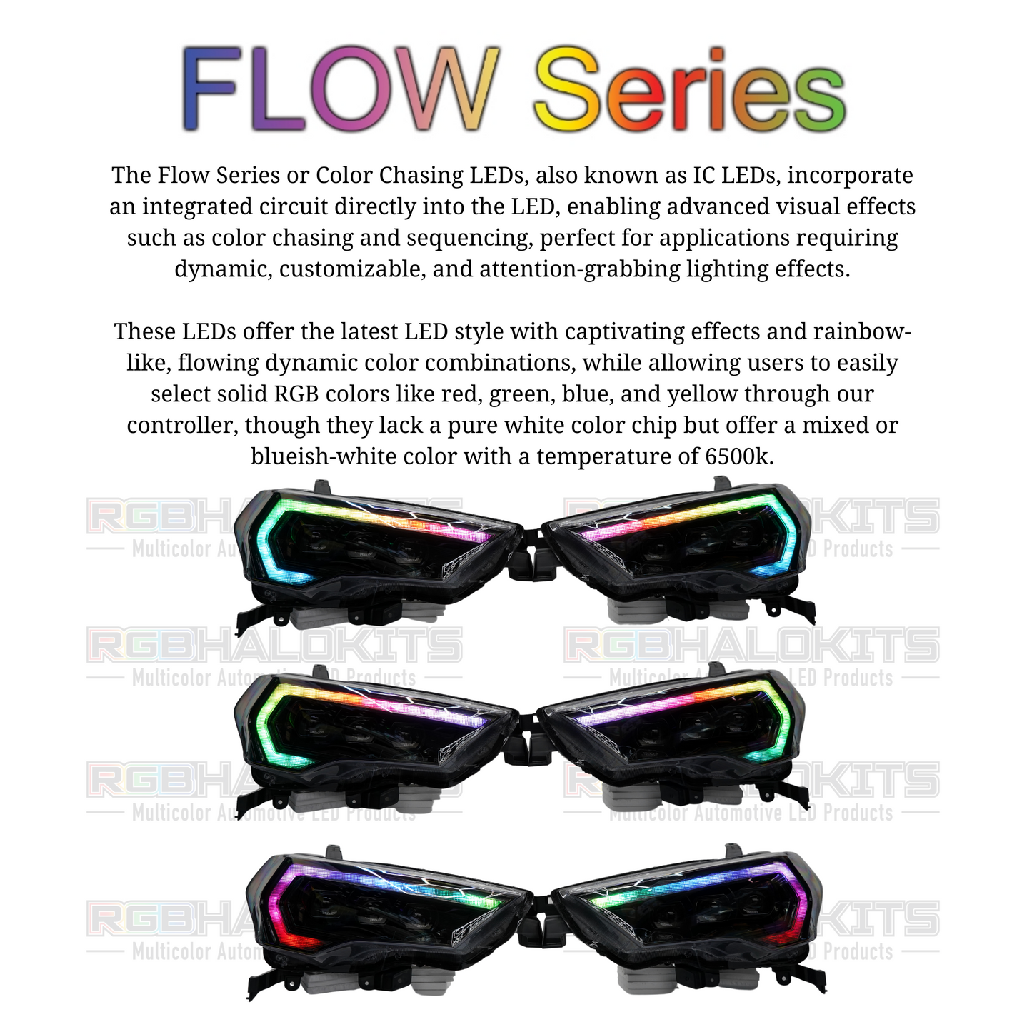 Toyota 4Runner: Multicolor Flow Series Headlights (2014-2024) - image 11