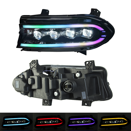 Marii Customz Dodge Charger RGB LED headlights - clean image 1