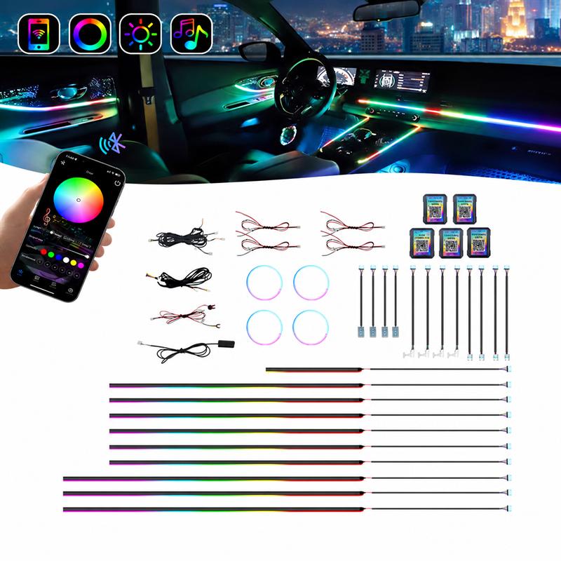 Universal RGB Ambient Interior Lighting Kit - clean product image