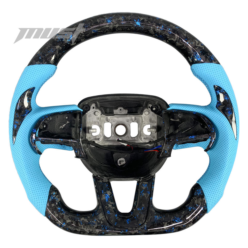 2016+ Dodge Charger / Challenger / Durango Carbon Fiber Steering Wheel - image 1