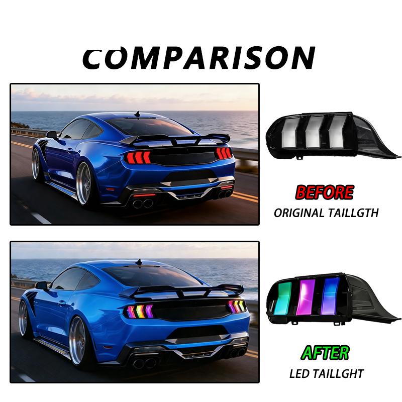 Marii Customz Ford Mustang S650 RGB LED taillights - image 2