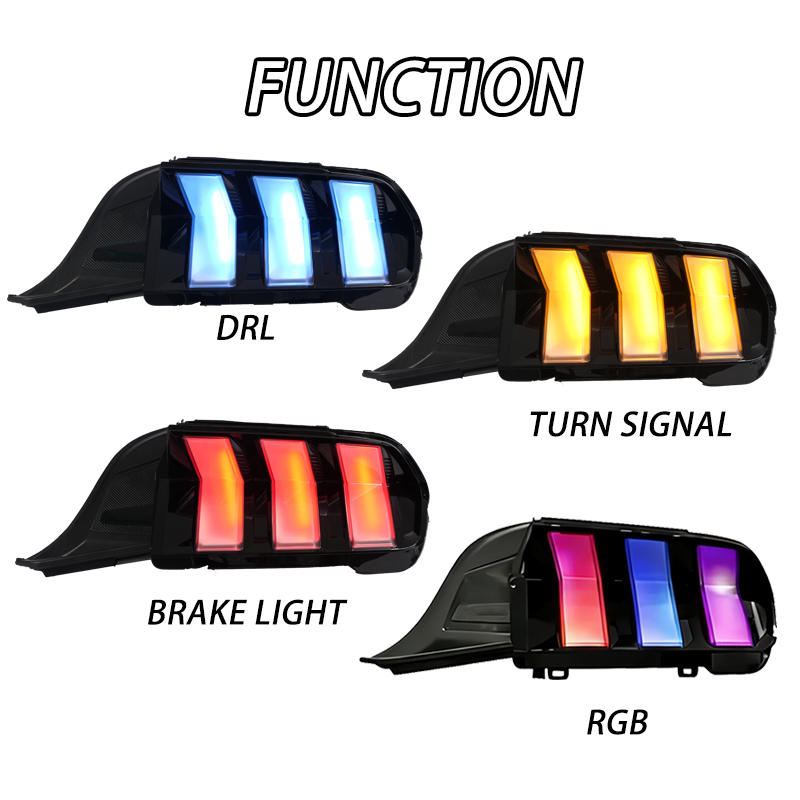 Marii Customz Ford Mustang S650 RGB LED taillights - image 3