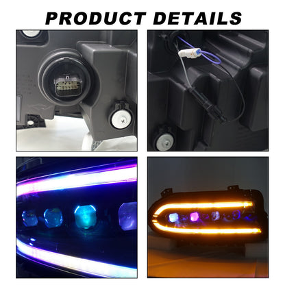 Marii Customz Dodge Charger RGB LED headlights - clean image 2