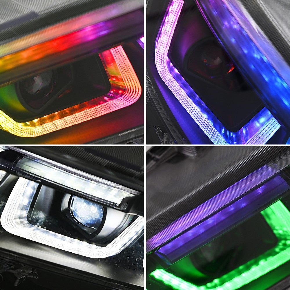Marii Customz Ford Mustang S650 RGB LED headlights - image 4