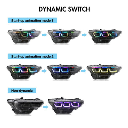 Marii Customz Ford Mustang S650 RGB LED headlights - image 5
