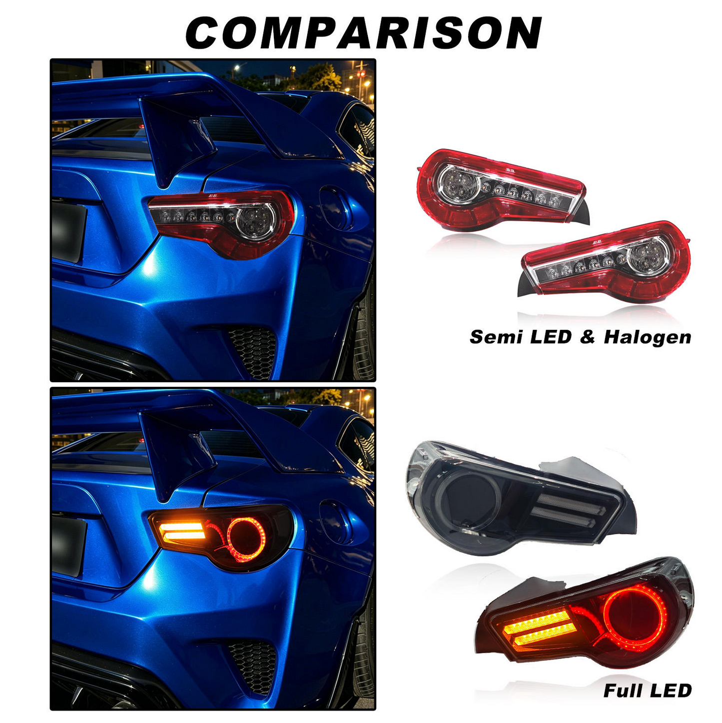 Marii Customz Toyota 86 Subaru BRZ Ferrari style LED taillights - image 5