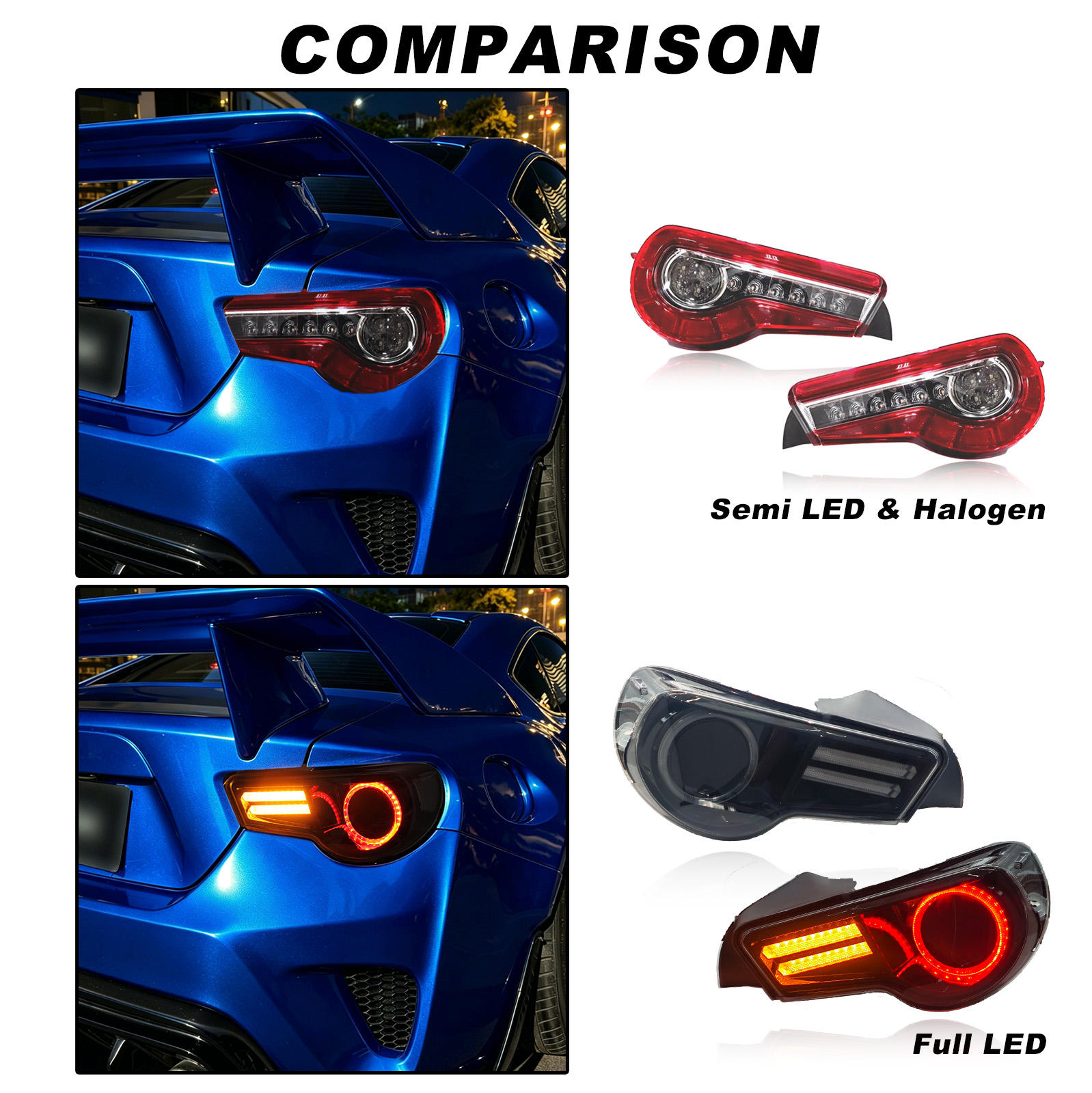 Marii Customz Toyota 86 Subaru BRZ Ferrari style LED taillights - image 5