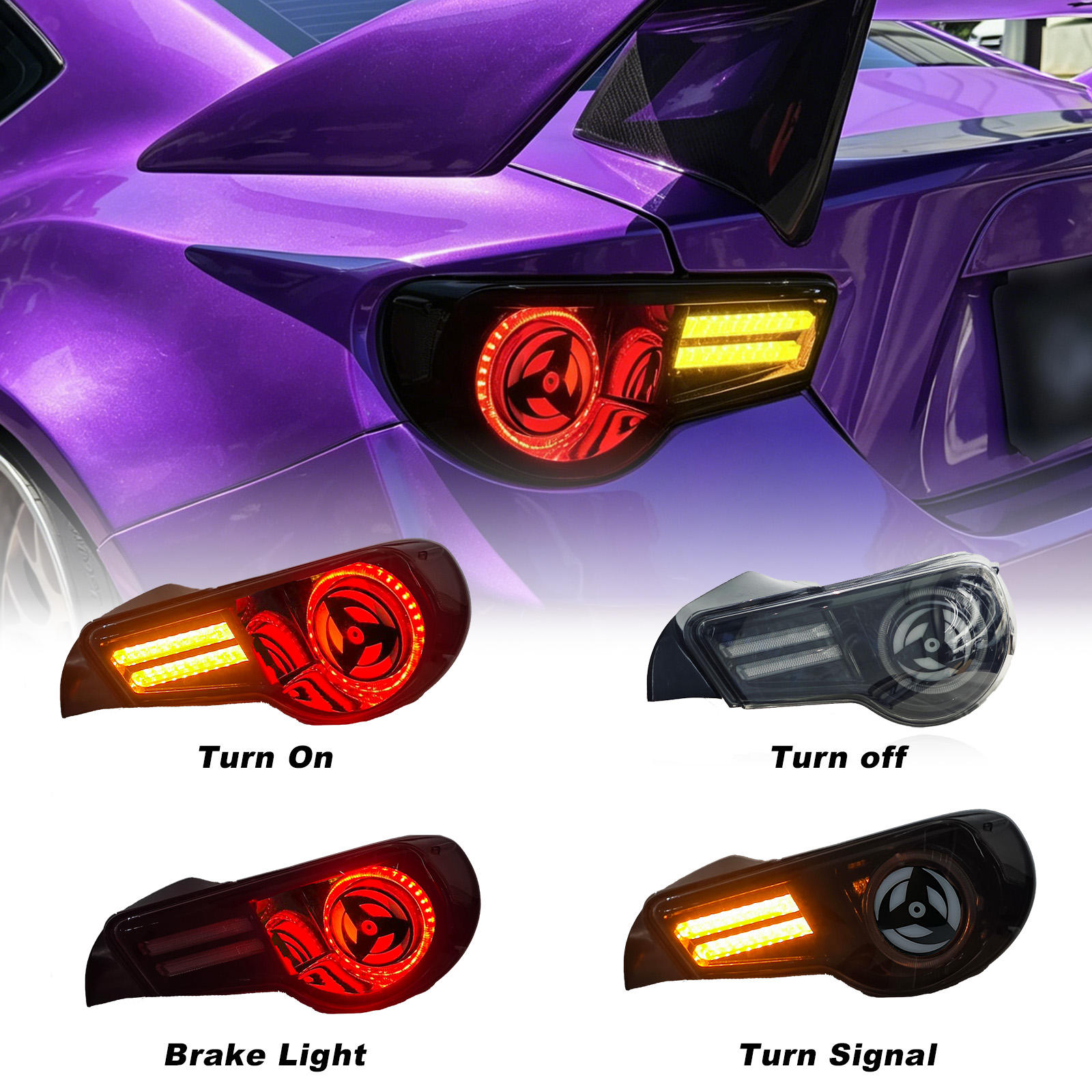 Marii Customz Toyota 86 Subaru BRZ animated LED taillights - image 6