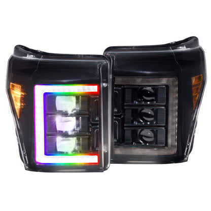 Ford Super Duty: Multicolor Flow Series Headlights (2011-2016)