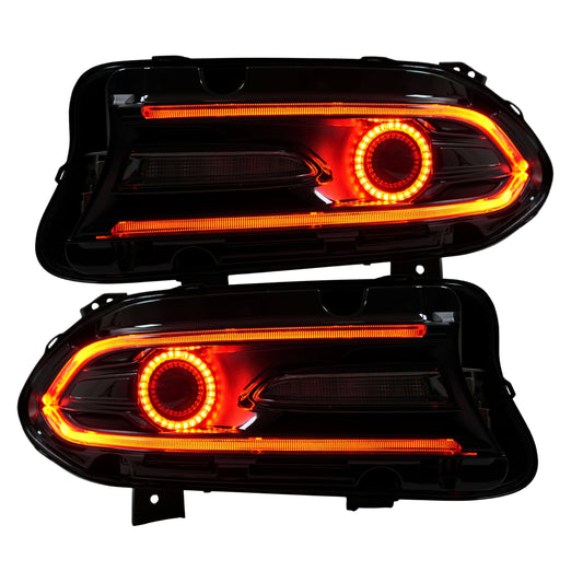 Dodge Charger: Multicolor Headlights (2015-2024) RGBW