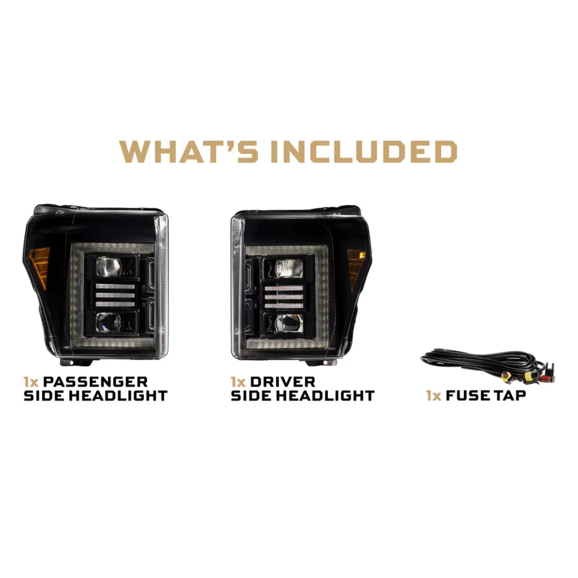 FORD SUPER DUTY (11-16): XB HYBRID LED HEADLIGHTS - image 2