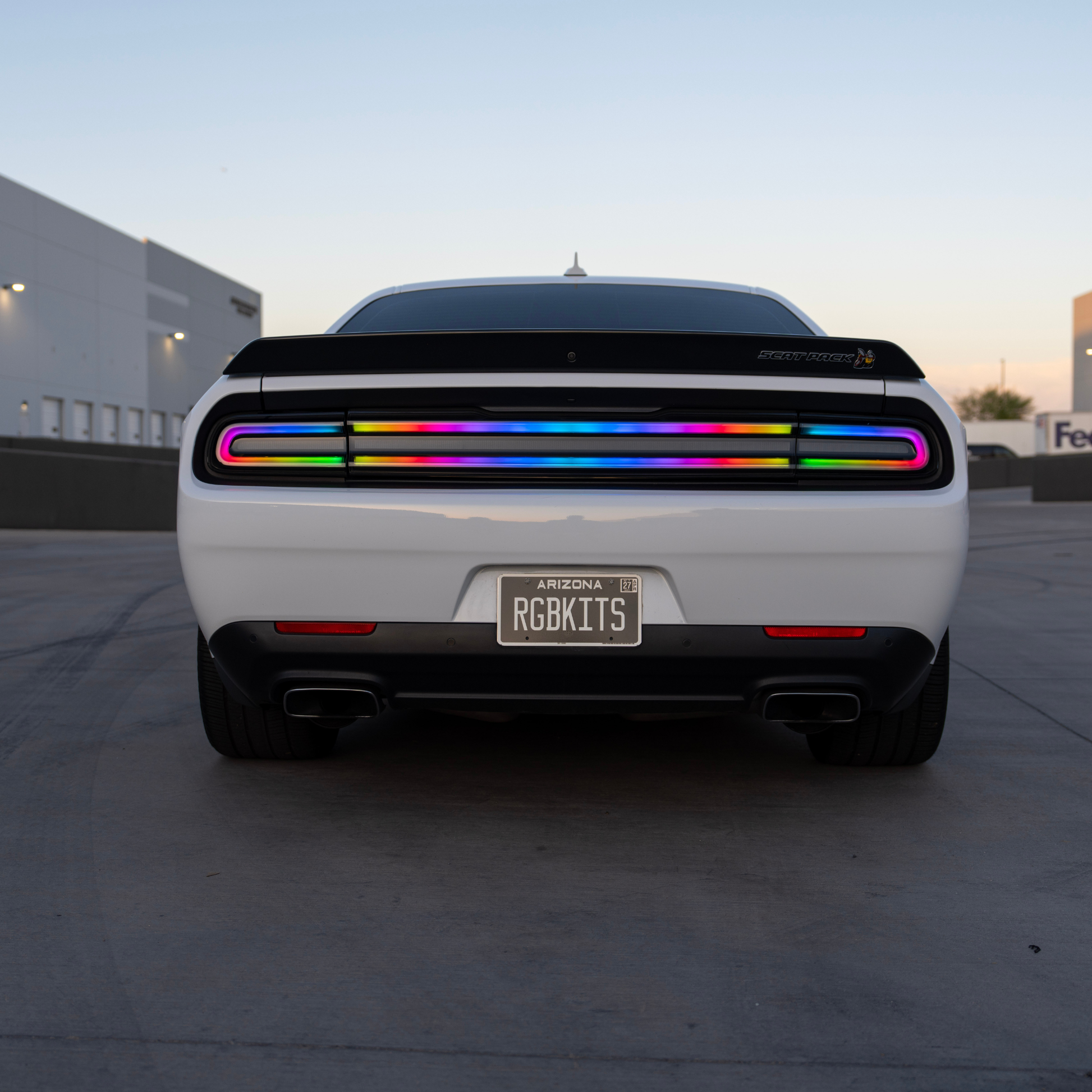 Dodge Challenger: Flow Series Multicolor Tail Lights (2015-2024) - image 4