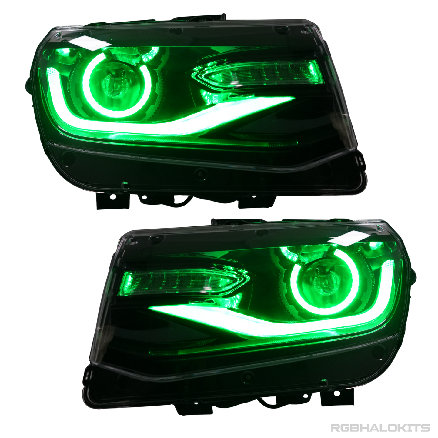 Chevrolet Camaro: Multicolor Flow Series Headlights with Halos (2014-2015) - image 3
