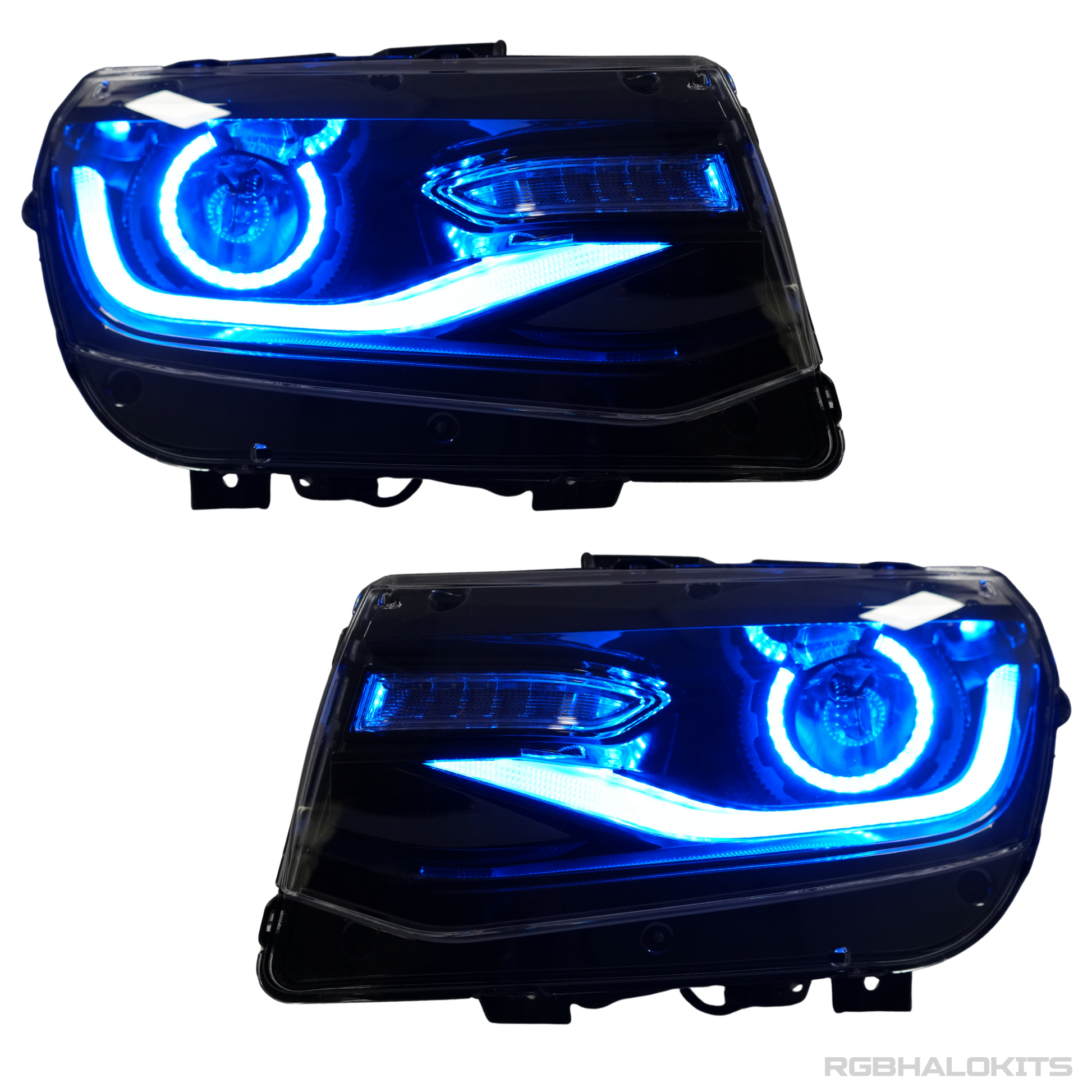 Chevrolet Camaro: Multicolor Flow Series Headlights with Halos (2014-2015) - image 4