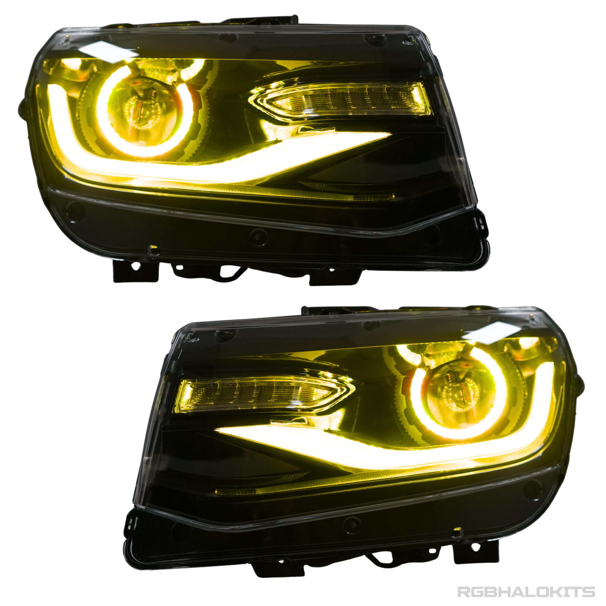 Chevrolet Camaro: Multicolor Flow Series Headlights with Halos (2014-2015) - image 5