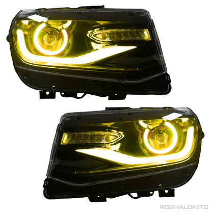 Chevrolet Camaro: Multicolor Flow Series Headlights with Halos (2014-2015) - image 5