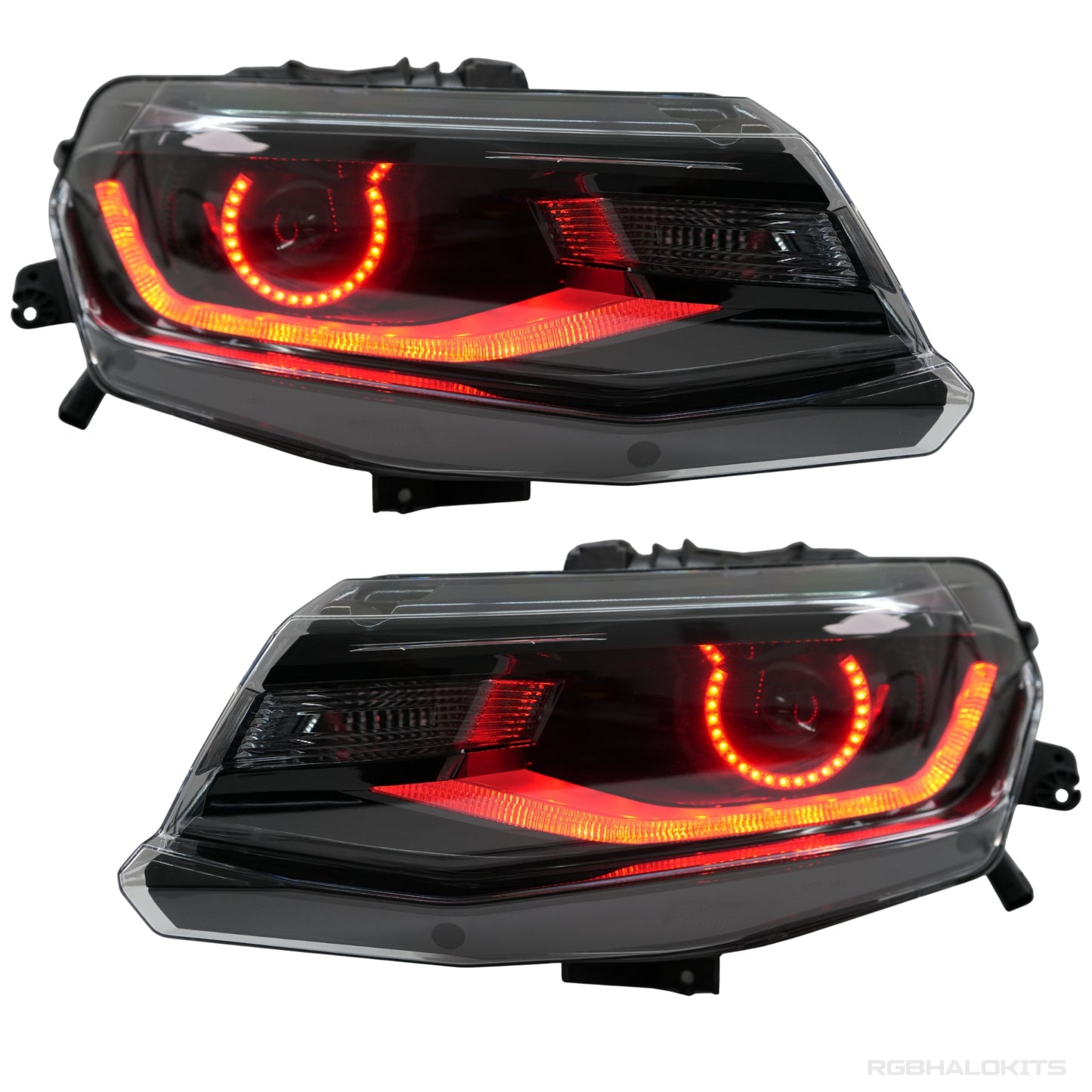 Chevrolet Camaro: Multicolor Flow Series Headlights w/ Halos (2016-2018) - image 2