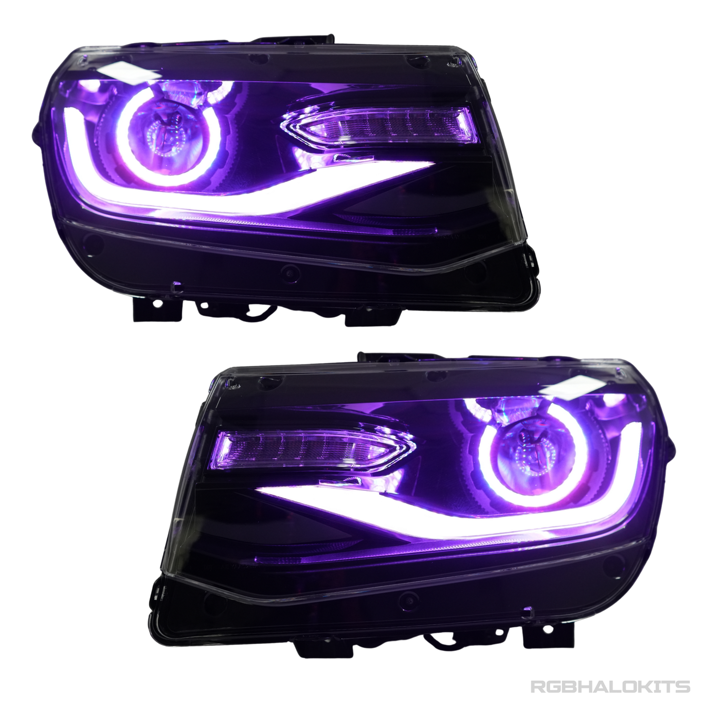 Chevrolet Camaro: Multicolor Flow Series Headlights with Halos (2014-2015) - image 6