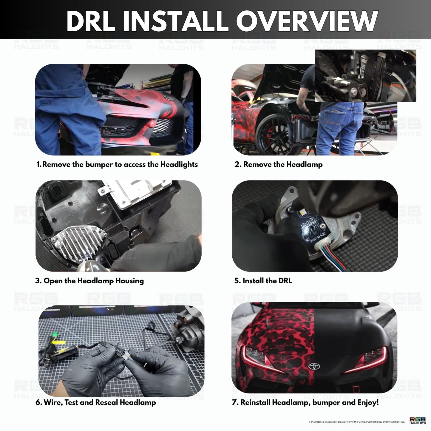 Toyota Supra RGBW DRL boards (2020-2024) - image 7