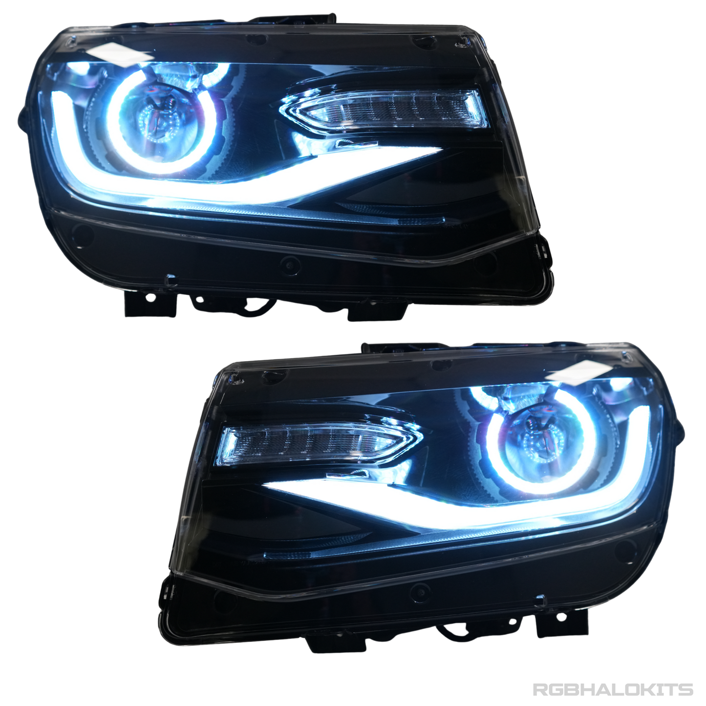 Chevrolet Camaro: Multicolor Flow Series Headlights with Halos (2014-2015) - image 7