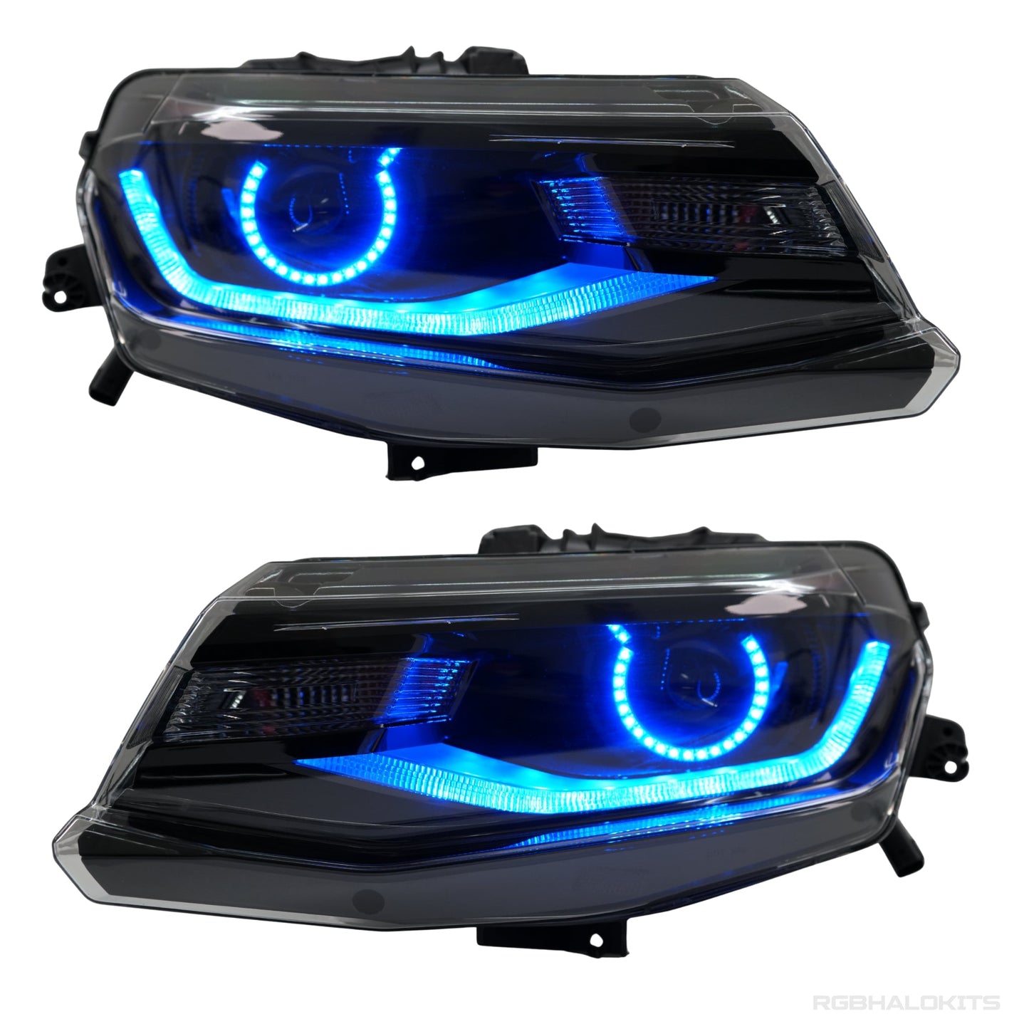 Chevrolet Camaro: Multicolor Flow Series Headlights w/ Halos (2016-2018) - image 4