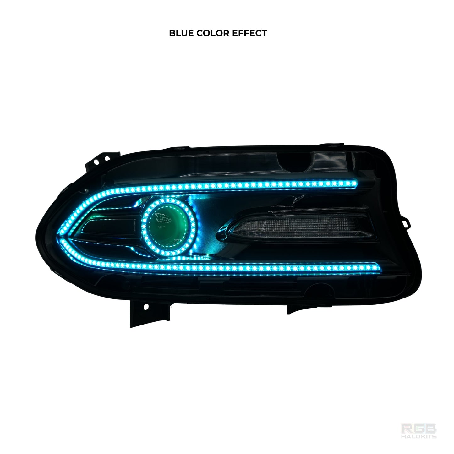 Dodge Charger: Multicolor Flow Series Halo Headlights (2015–2024) - image 5