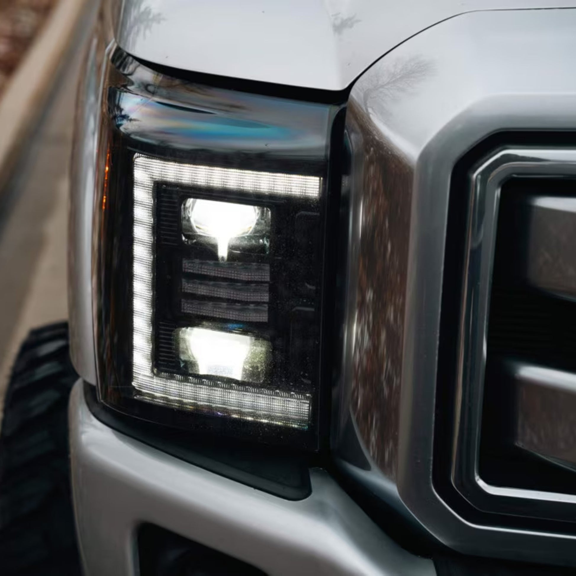 FORD SUPER DUTY (11-16): XB HYBRID LED HEADLIGHTS - image 8