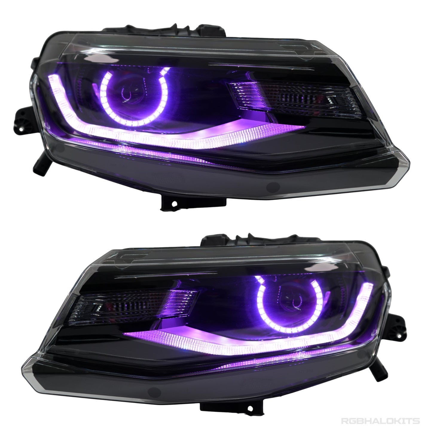 Chevrolet Camaro: Multicolor Flow Series Headlights w/ Halos (2016-2018) - image 5