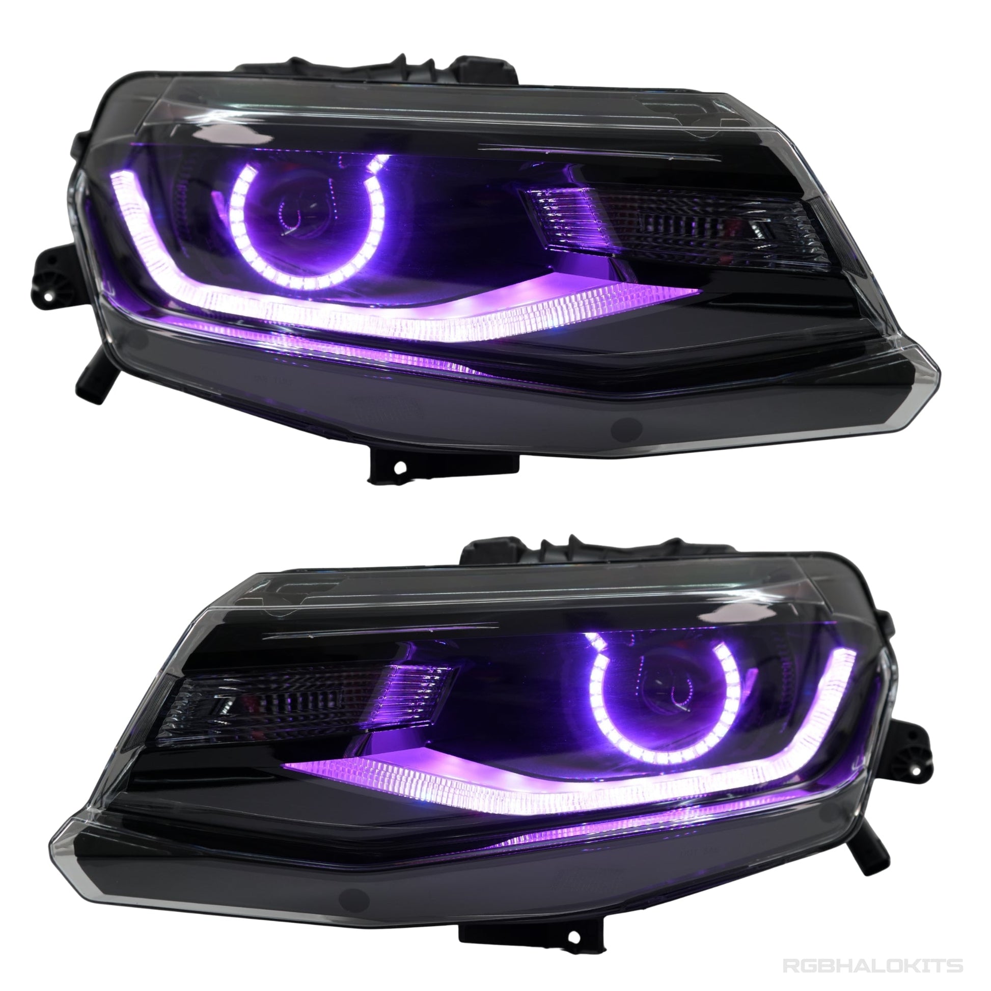 Chevrolet Camaro: Multicolor Flow Series Headlights w/ Halos (2016-2018) - image 5