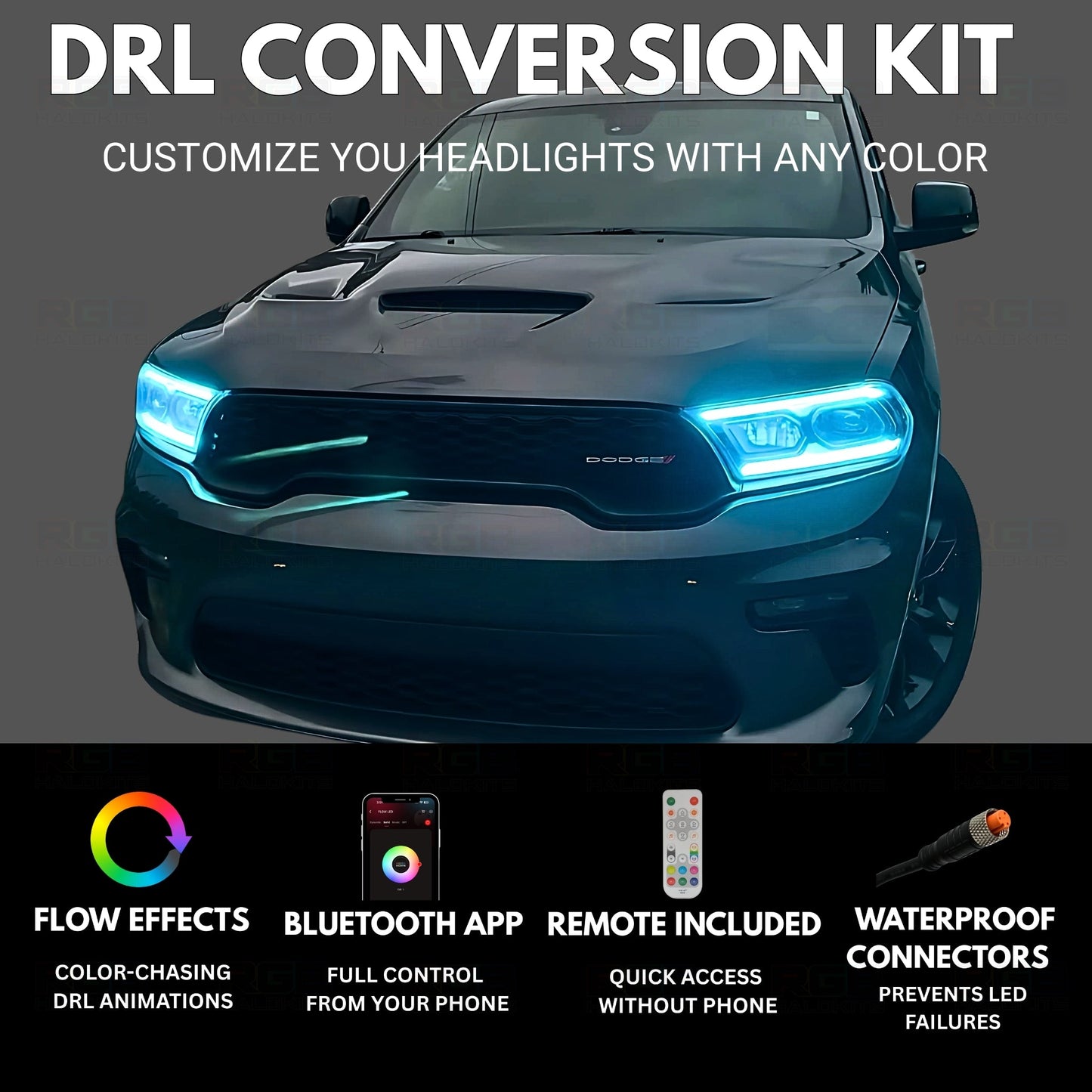 Dodge Durango Multicolor Flow DRL Kit (2021-2026) - image 2
