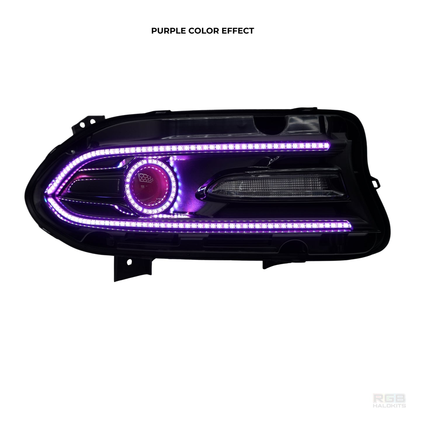 Dodge Charger: Multicolor Flow Series Halo Headlights (2015–2024) - image 10