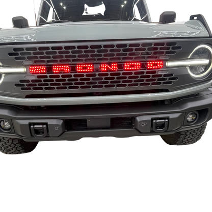 Bronco LED Emblem Letters