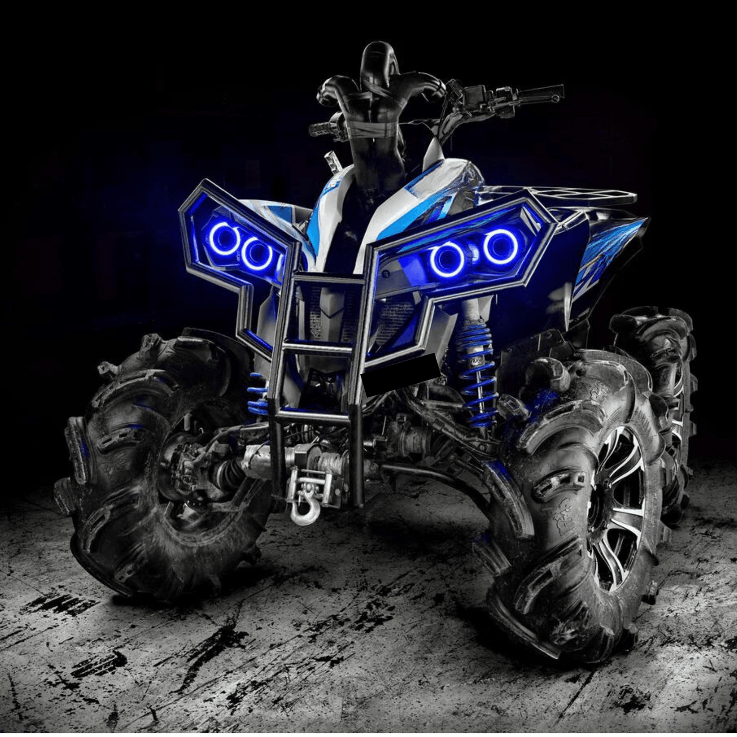 Can-Am Renegade Headlight Multicolor Halo Kit (2007-2019) - image 2