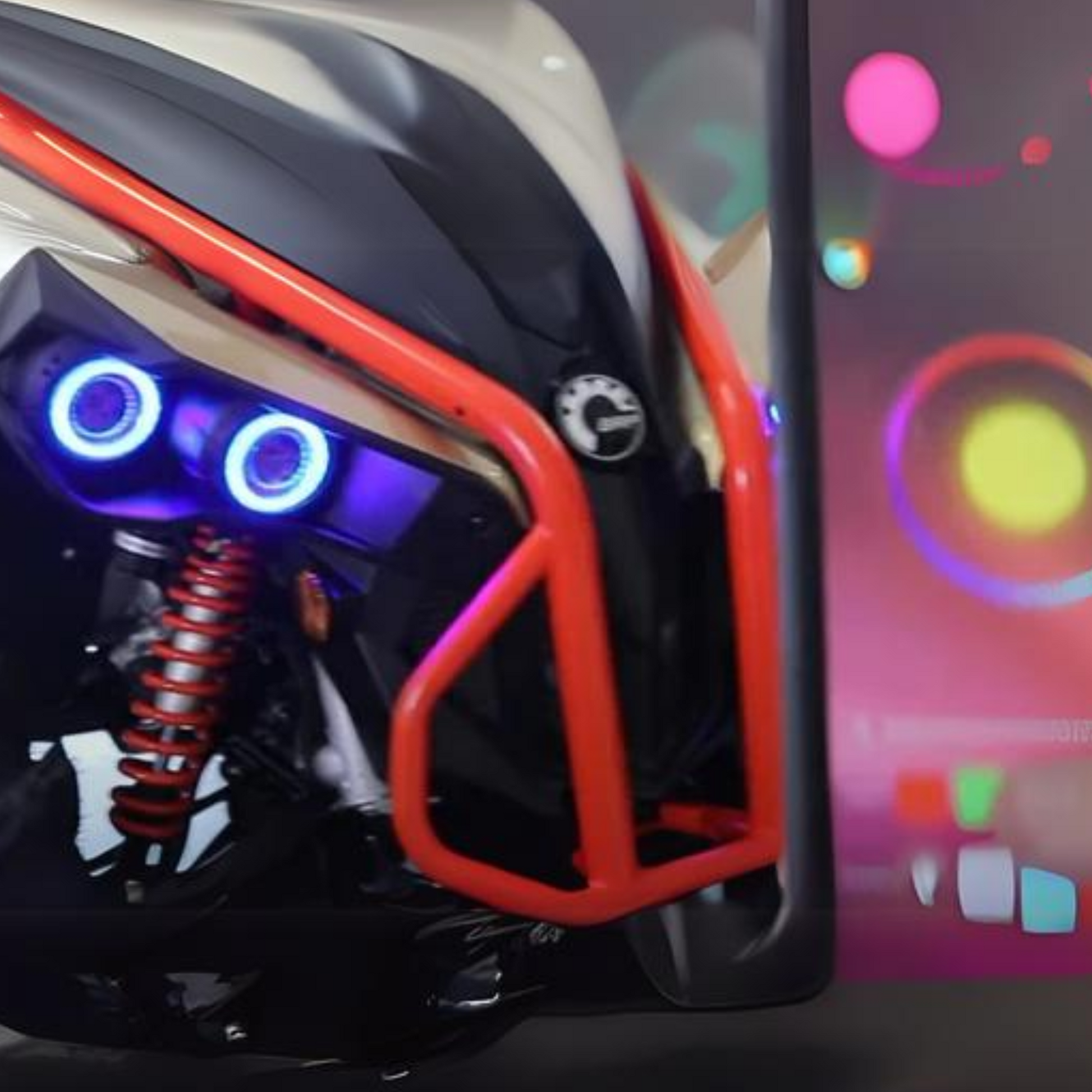 Can-Am Renegade Headlight Multicolor Halo Kit (2007-2019) - image 4