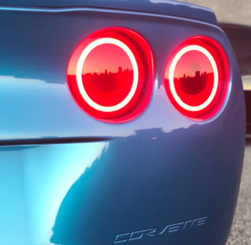 Chevrolet C6 Corvette Tail Light Multicolor Halo Kit (2005-2013) - image 2