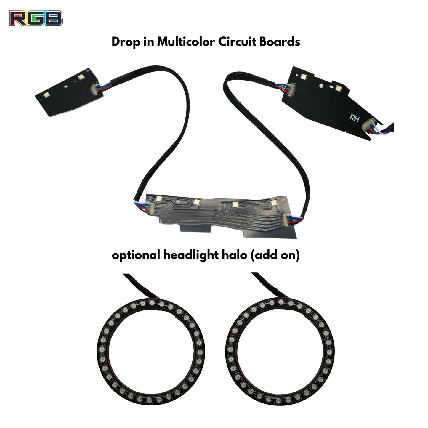 Chevrolet Camaro Flow Series Multicolor DRL Boards (2016-2018) - image 2
