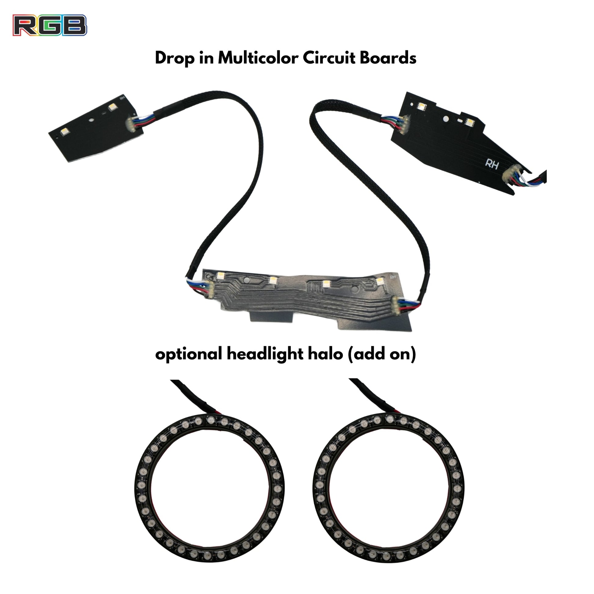 Chevrolet Camaro Flow Series Multicolor DRL Boards (2016-2018) - image 2