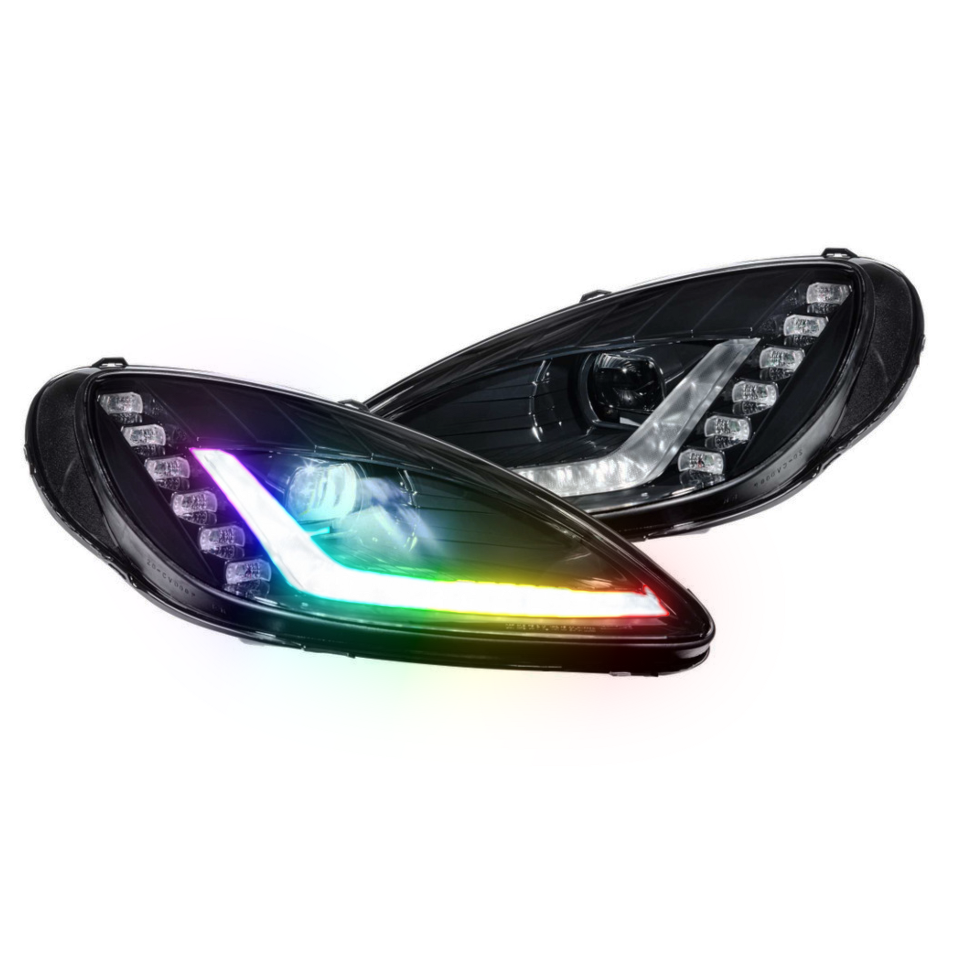Chevrolet Corvette: Multicolor Flow Series Headlights (2005-2013)
