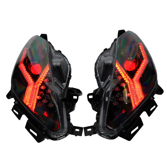 2014–2019 Corvette Multicolor Flow Headlights – w/ Demon Eyes () - image 2