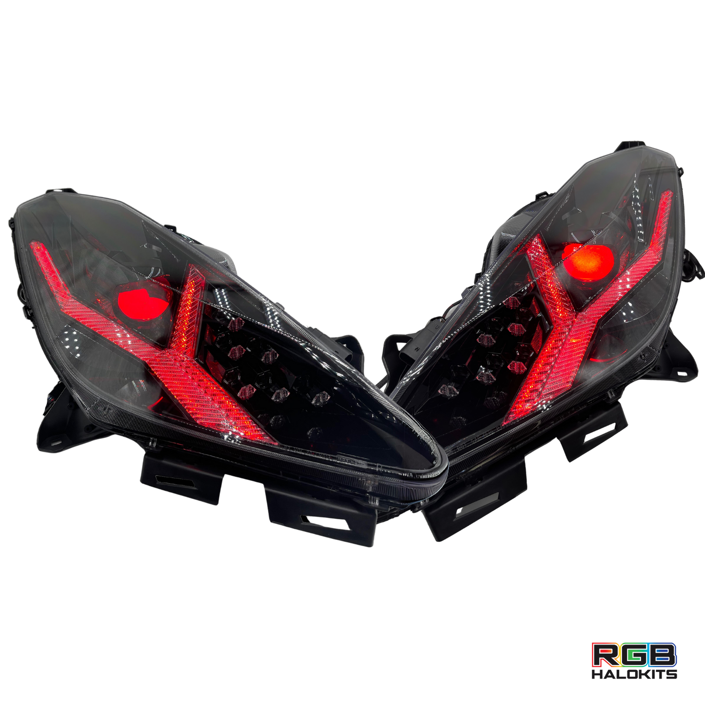 2014–2019 Corvette Multicolor Flow Headlights – w/ Demon Eyes () - image 5
