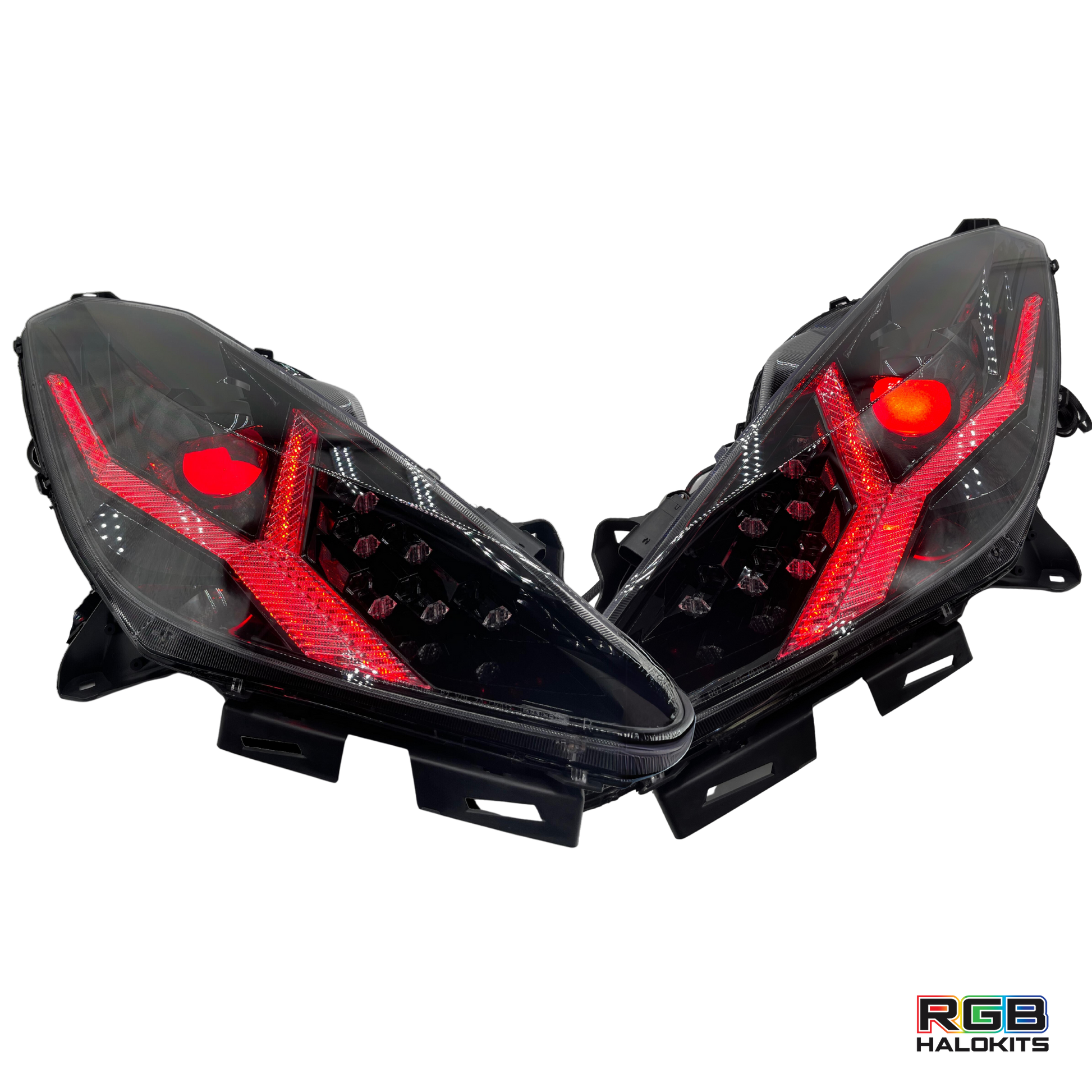 2014–2019 Corvette Multicolor Flow Headlights – w/ Demon Eyes () - image 5