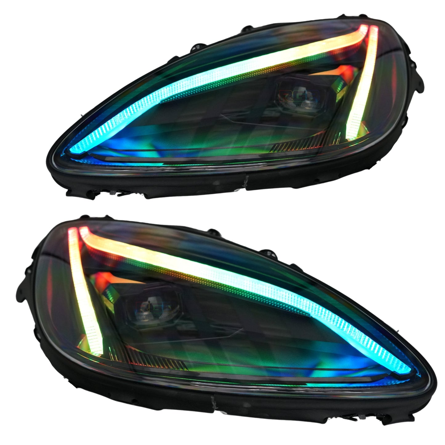 Chevrolet Corvette: Multicolor Flow Series LED Headlights Gen II (2005-2013)