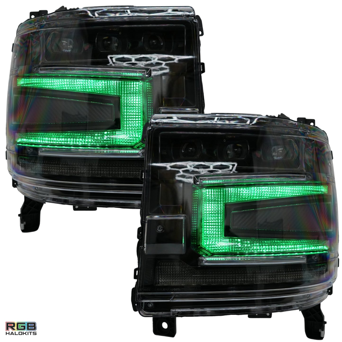 Chevrolet Silverado 1500: Multicolor Flow Series Headlights (2016-2018) - image 4