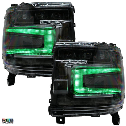 Chevrolet Silverado 1500: Multicolor Flow Series Headlights (2016-2018) - image 4