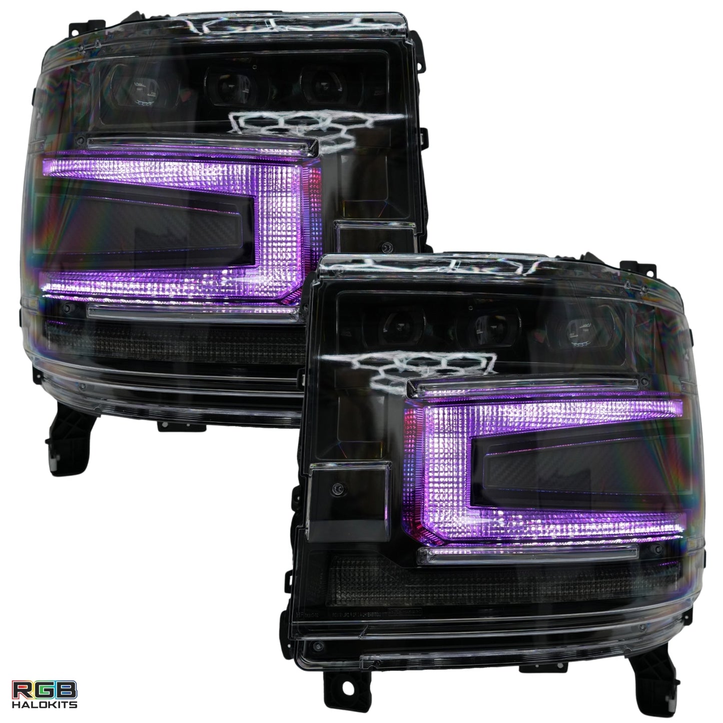 Chevrolet Silverado 1500: Multicolor Flow Series Headlights (2016-2018) - image 5