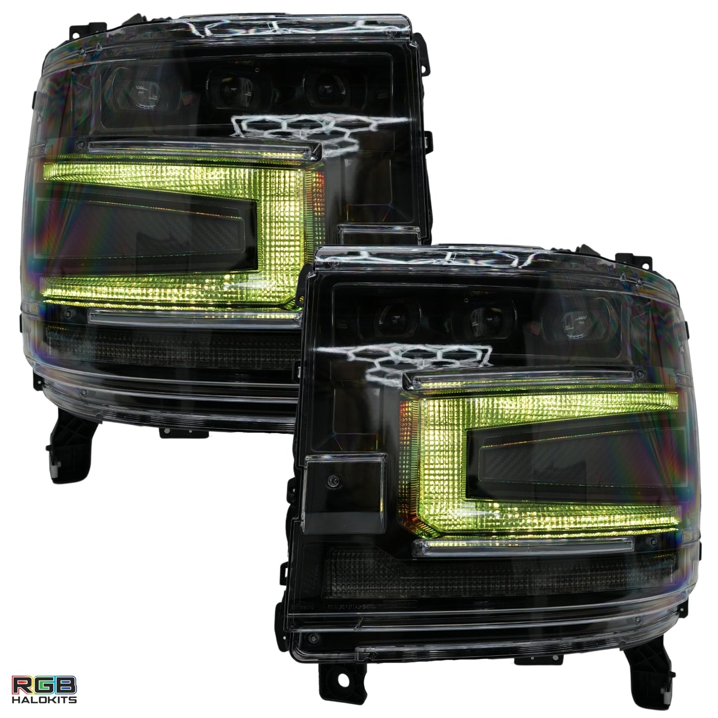 Chevrolet Silverado 1500: Multicolor Flow Series Headlights (2016-2018) - image 6
